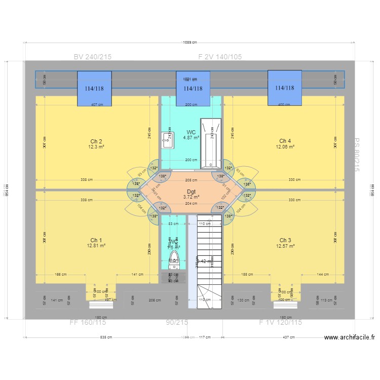 DEKOONINCK. Plan de 0 pièce et 0 m2