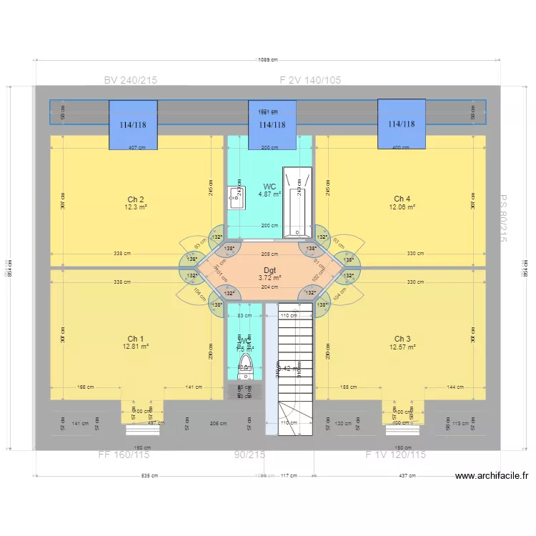 DEKOONINCK. Plan de 