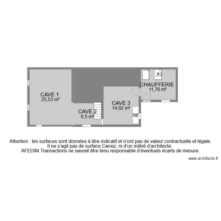 BI 6342 CAVE . Plan de 0 pièce et 0 m2