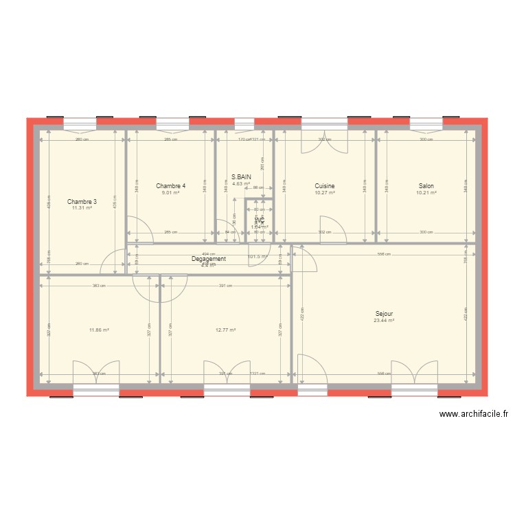 LUDON . Plan de 0 pièce et 0 m2