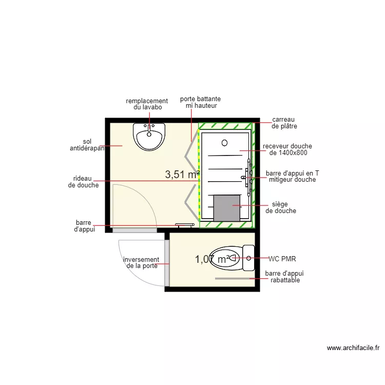 mery claudine . Plan de 