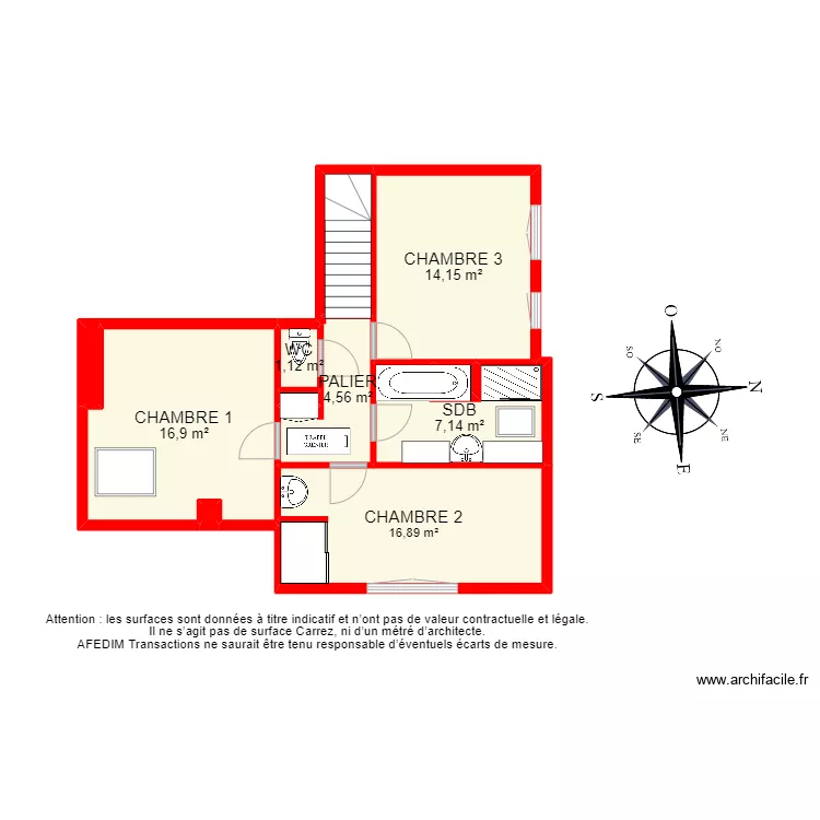 BI12950 - APPART DUPLEX. Plan de BI12950 - APPART DUPLEX. Plan de