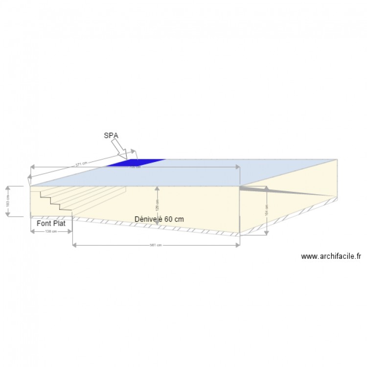 cuve piscine. Plan de 0 pièce et 0 m2