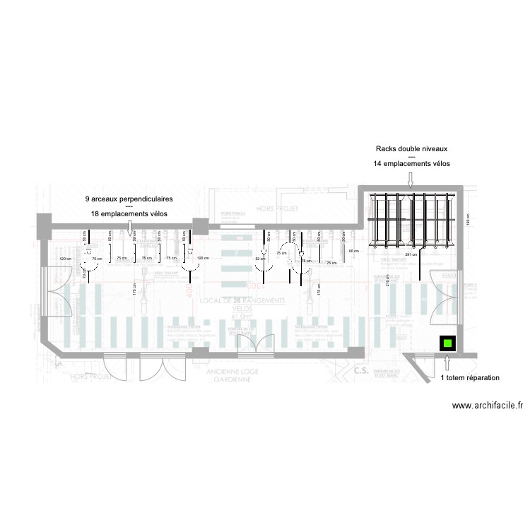 CBRE Ledru rollin n°2. Plan de 0 pièce et 0 m2