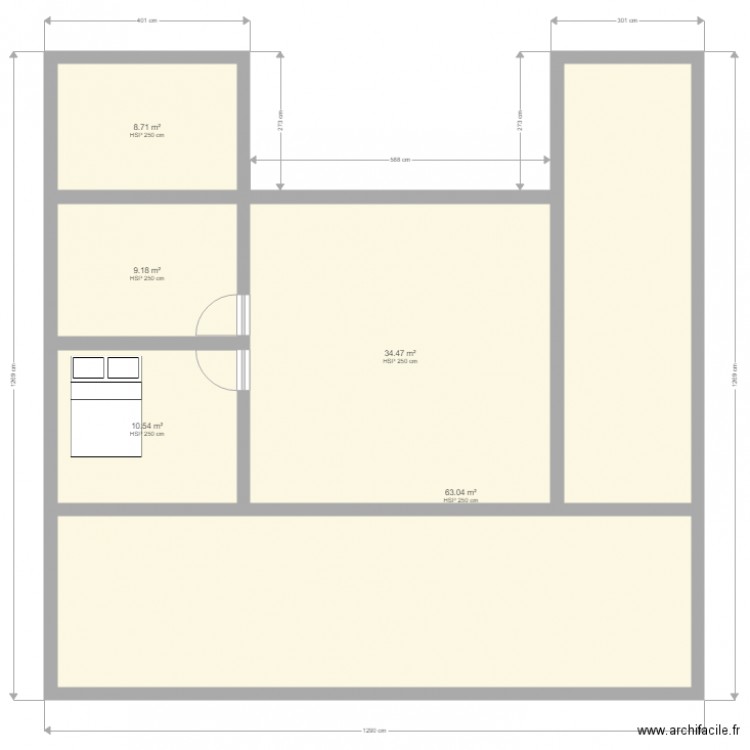 DAO. Plan de 0 pièce et 0 m2