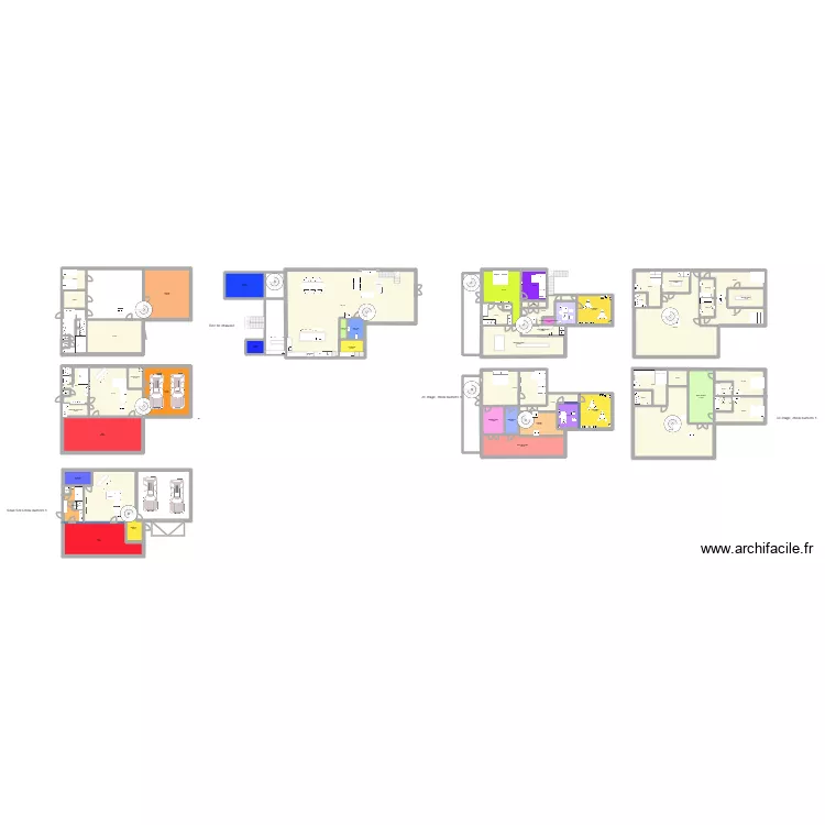 ids. Plan de 62  et 1296 m²