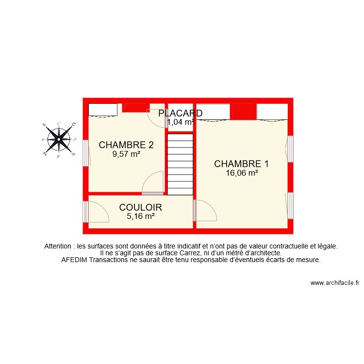 BI 7034 ETAGE 1. Plan de 0 pièce et 0 m2