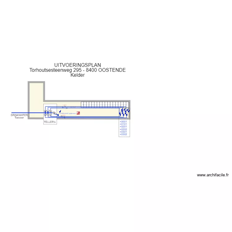 Kelder WATER EAU. Plan de Kelder WATER EAU. Plan de