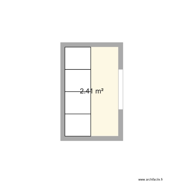 vestiaire. Plan de 0 pièce et 0 m2