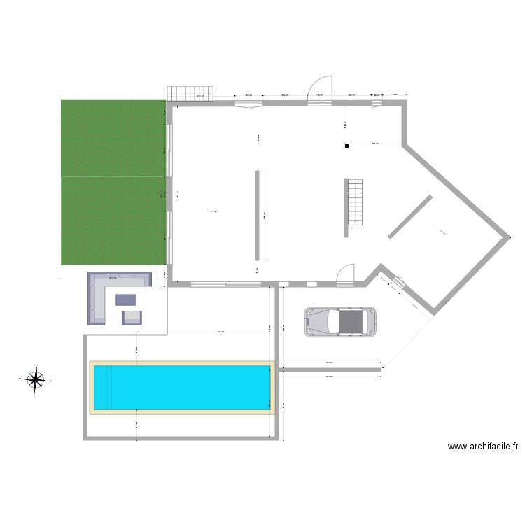 Ricarde 13Sept 21. Plan de 1 pièce et 158 m2