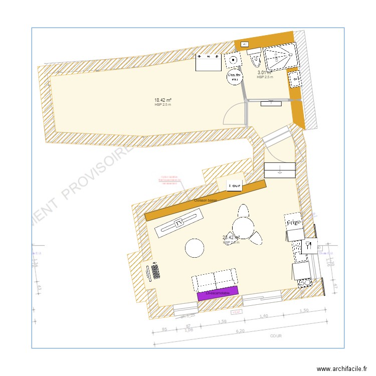 atelier tours. Plan de 0 pièce et 0 m2