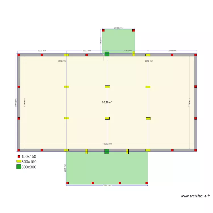 Минеево 3 сваи. Plan de 