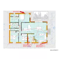 plan &eacute;lectrique RDC 