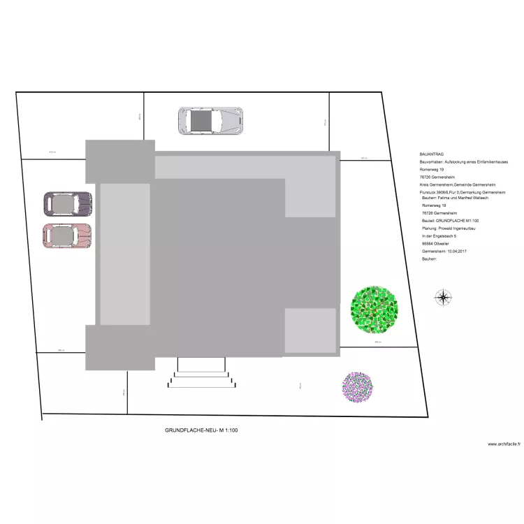 Wallasch  plan de masse 2. Plan de 
