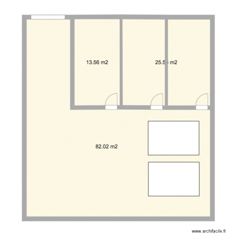 Garage. Plan de 0 pièce et 0 m2