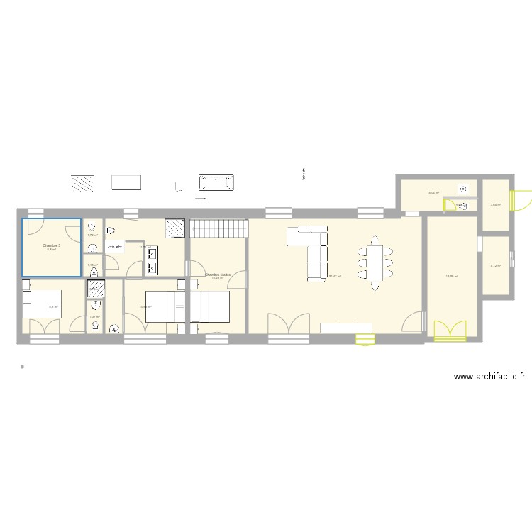 Maison Floirac 3. Plan de 0 pièce et 0 m2