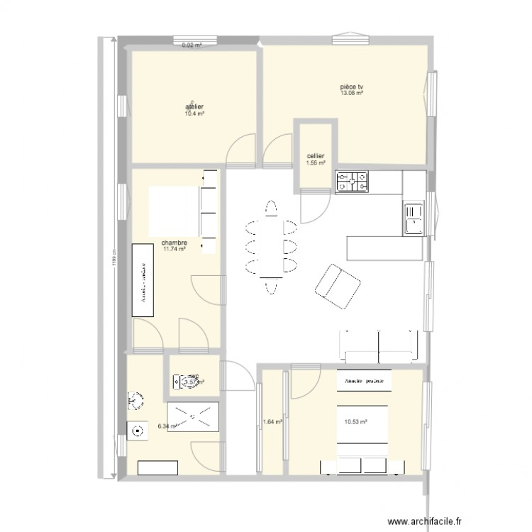 grange 4. Plan de 0 pièce et 0 m2