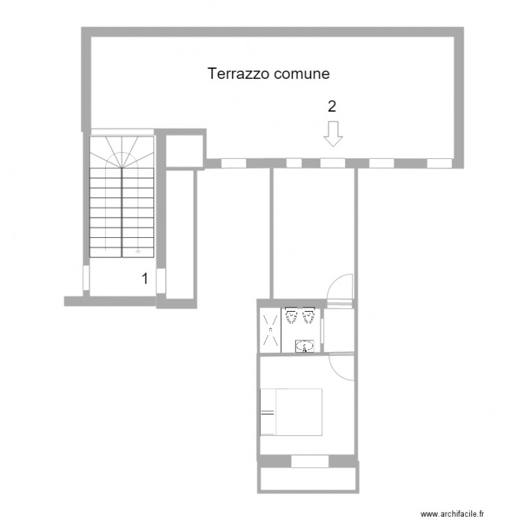 02 d pulia. Plan de 0 pièce et 0 m2