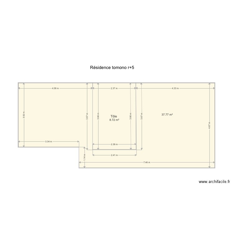 Tomono r 5. Plan de 0 pièce et 0 m2