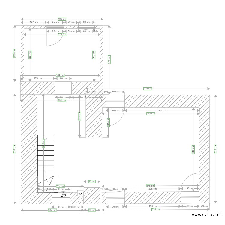 port racine . Plan de 0 pièce et 0 m2