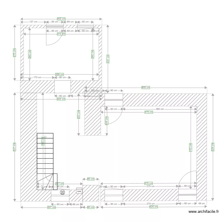 port racine . Plan de 