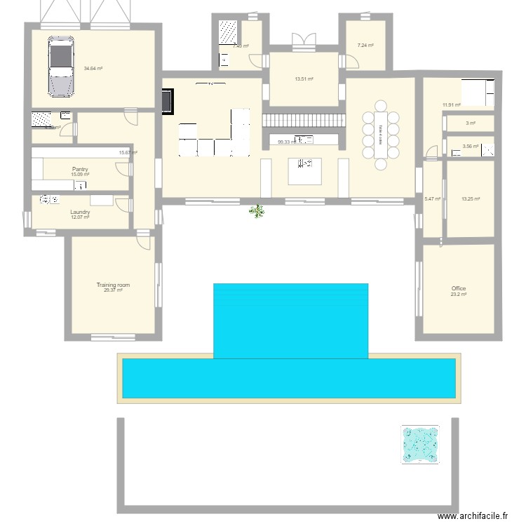 test. Plan de 0 pièce et 0 m2