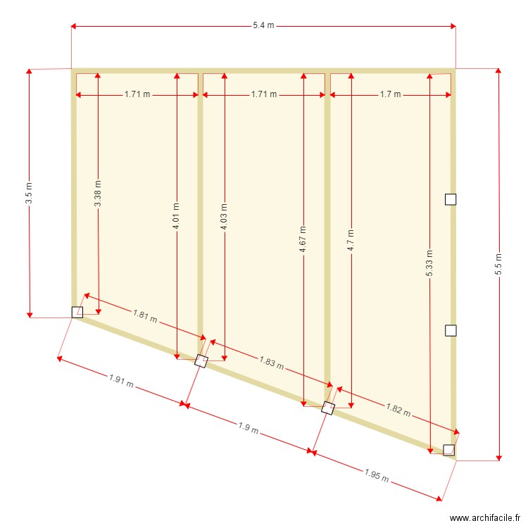 appenti Jêrome. Plan de 0 pièce et 0 m2