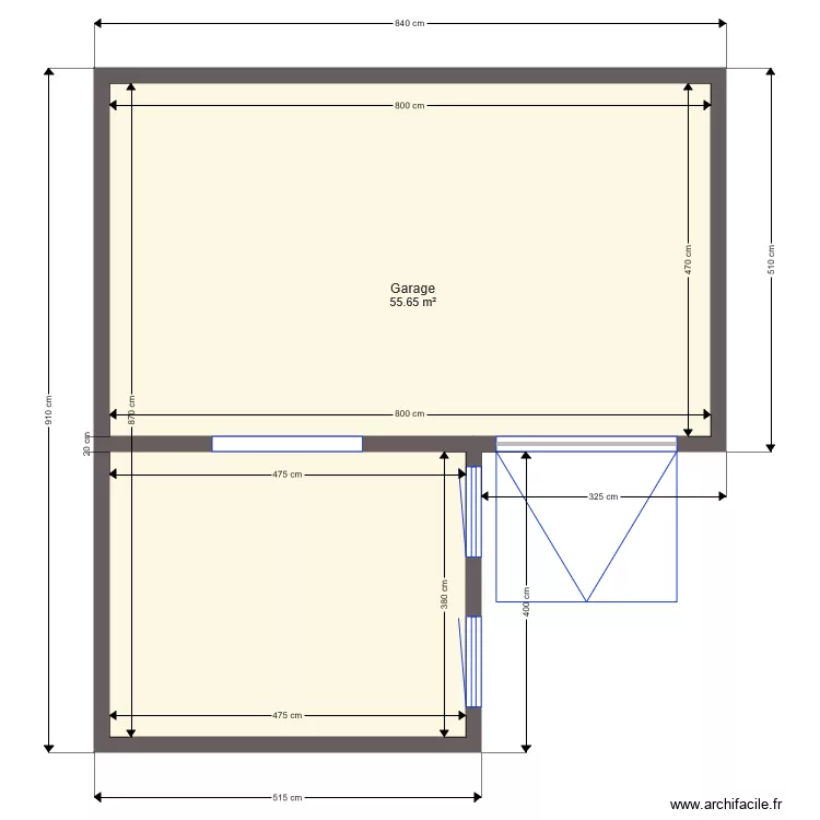 Sous sol Finist&egrave;re . Plan de 