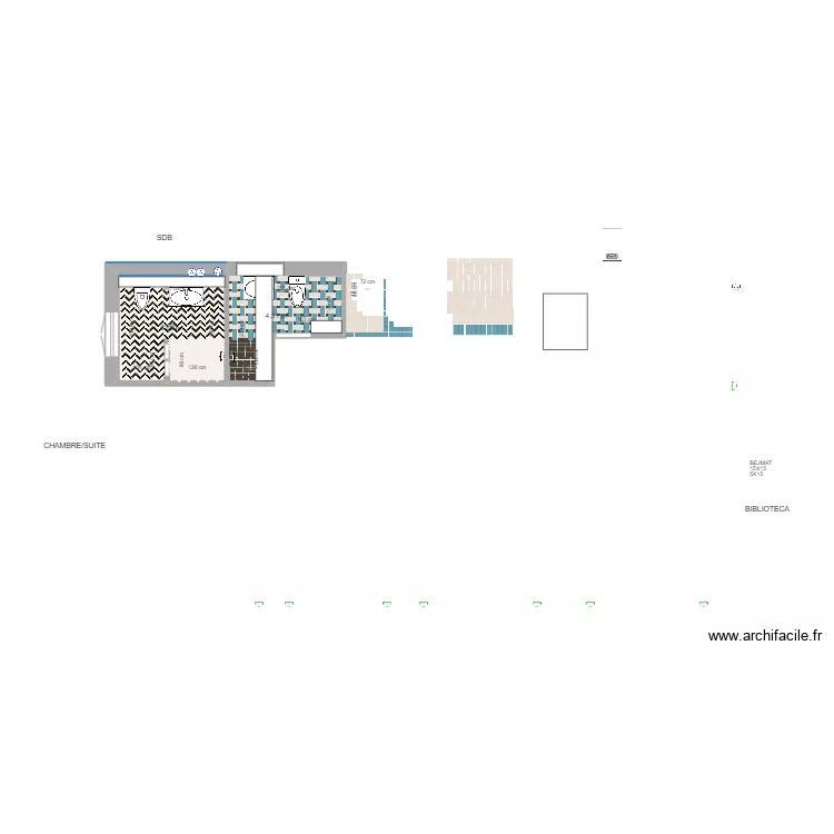 SOLS SALLE DE BAINS. Plan de 