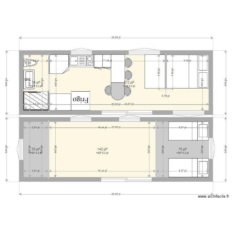 La Elisabeth. Plan de 0 pièce et 0 m2