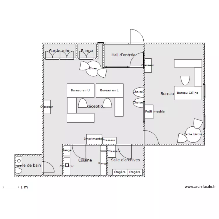 Bureau ACCB avec noms. Plan de Bureau ACCB avec noms. Plan de