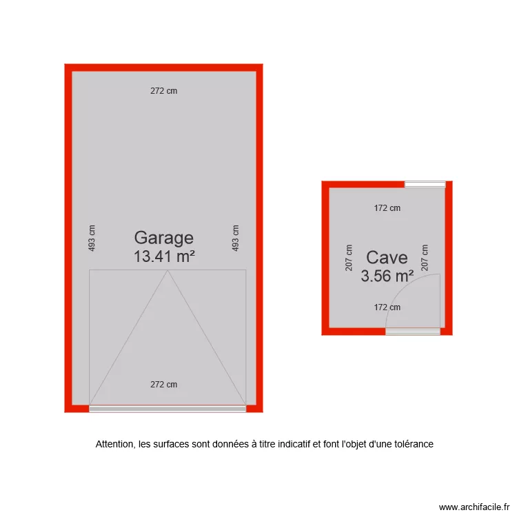 BI 2405 Annexes c&ocirc;t&eacute;. Plan de 