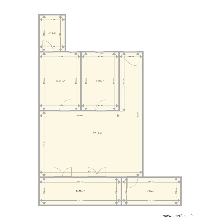 thomas immeuble st foy app3. Plan de 0 pièce et 0 m2