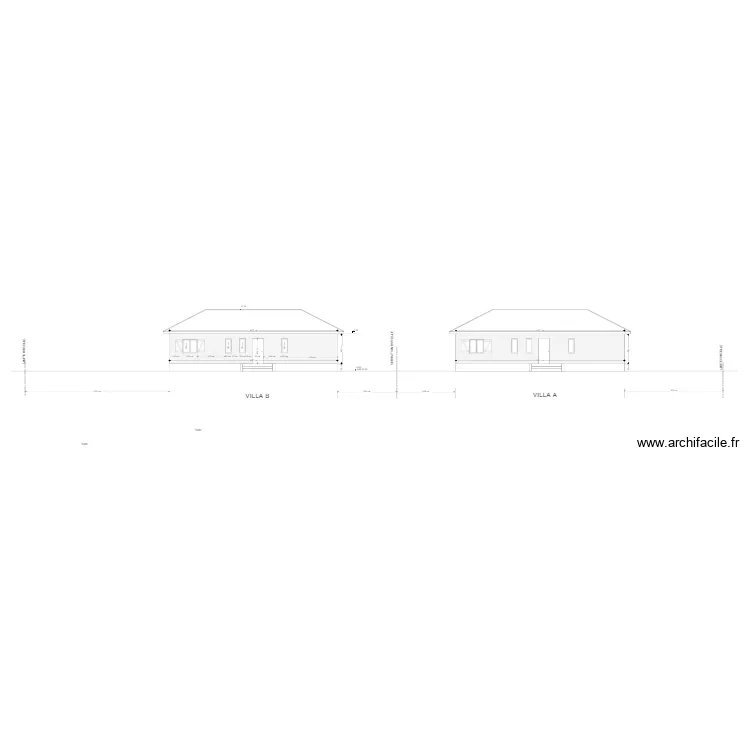 FACADES SUD EST AMICALE DES PEINTRES. Plan de 