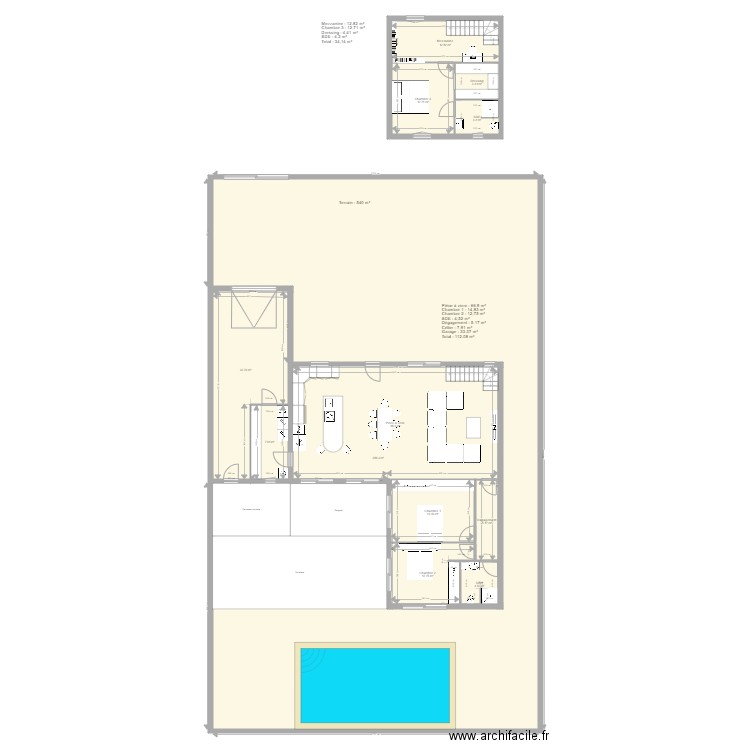 Projet maison 3. Plan de 0 pièce et 0 m2