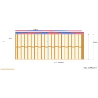 plan de l ossature Toiture