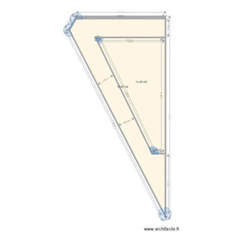 md impl te. Plan de 0 pièce et 0 m2