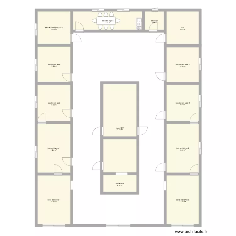 cabinet projet. Plan de cabinet projet. Plan de