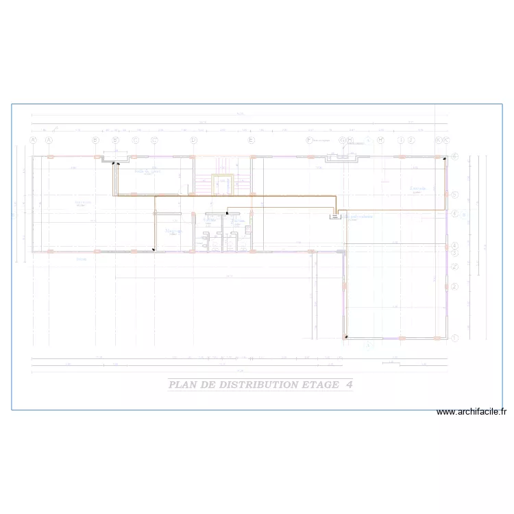Vid&eacute;o surveillance Etage 4 Hotel TAZ kribi. Plan de 0 pièce et 0 m2