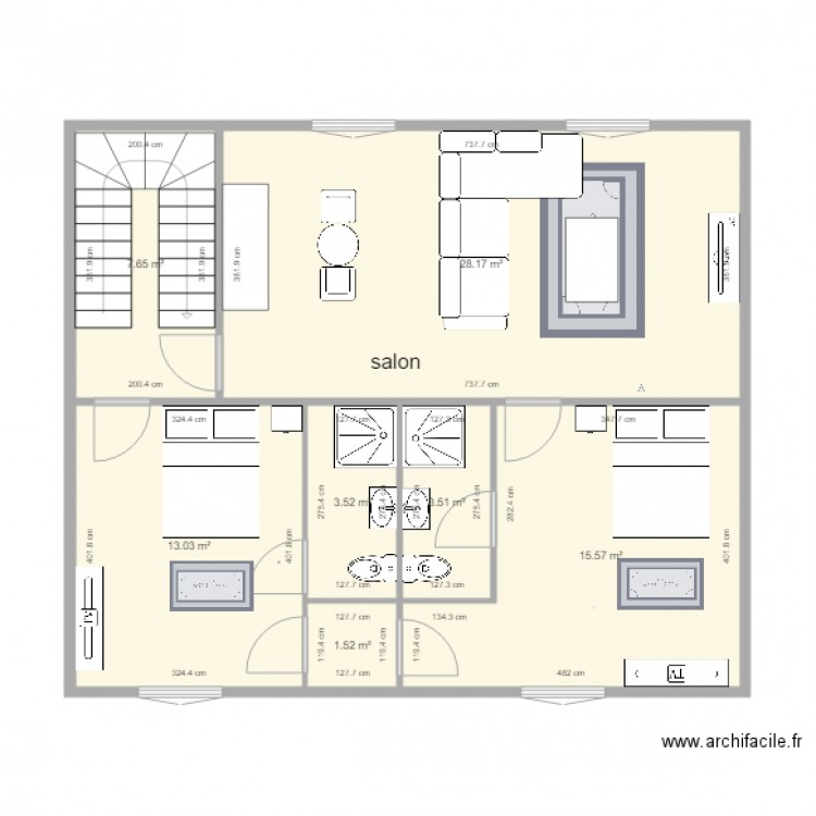 gite Grolier. Plan de 0 pièce et 0 m2