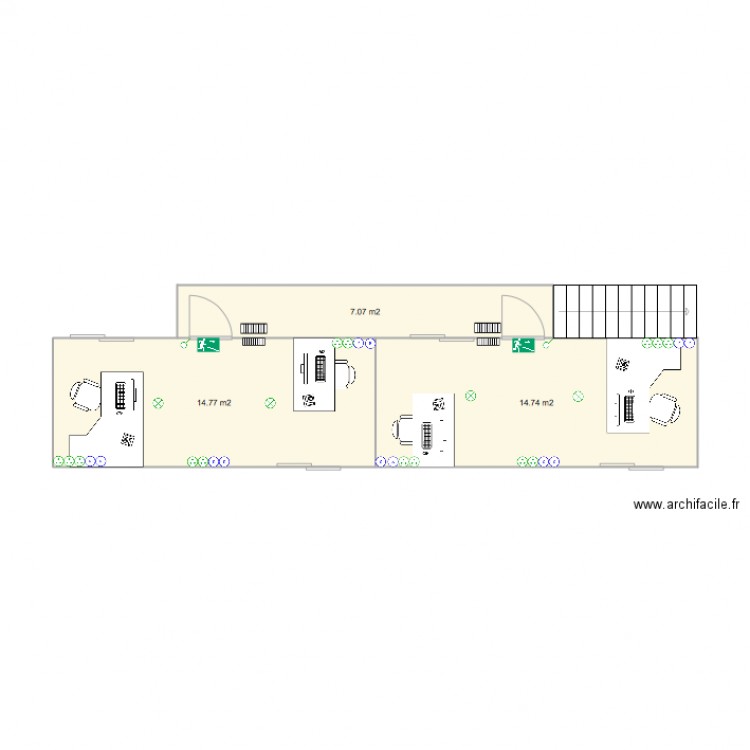 BUREAU TNN 40 HC. Plan de 0 pièce et 0 m2