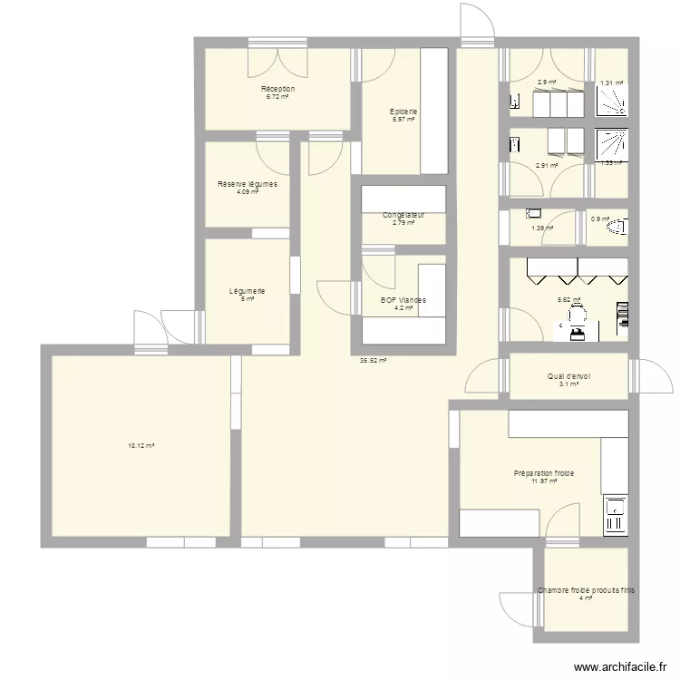 plan cantine 2. Plan de 