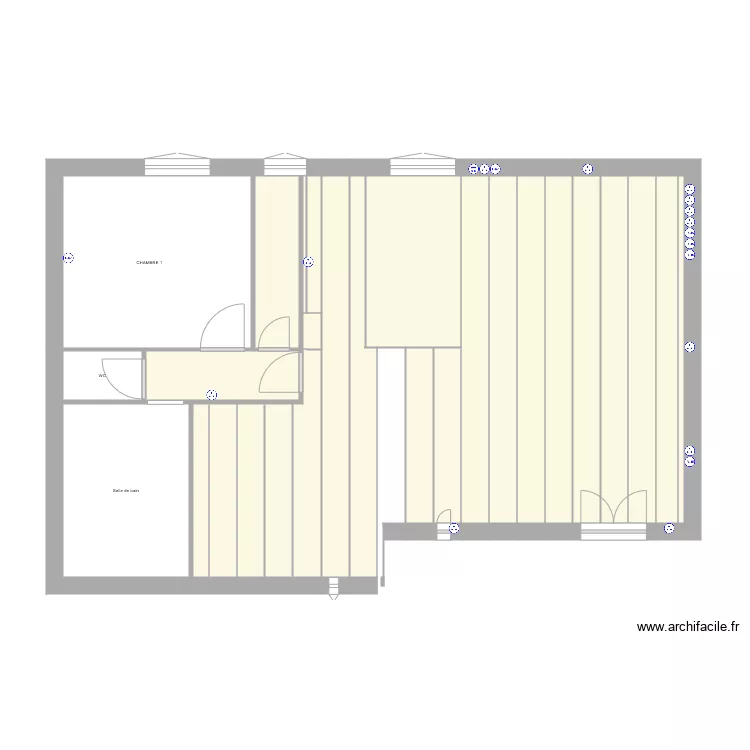 maison tech. Plan de 