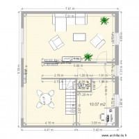 rdc bis escalier cot&eacute; cuisine