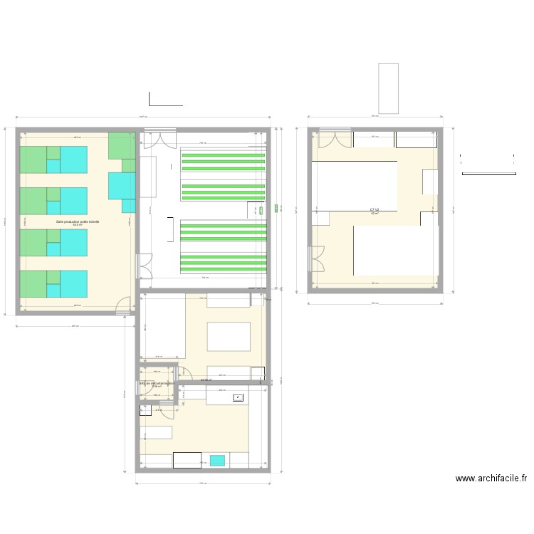 Salle C7. Plan de 0 pièce et 0 m2