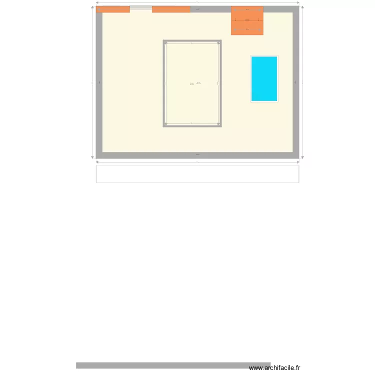 Maison. Plan de 