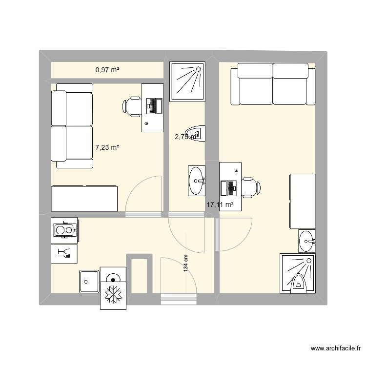 Villiers 2. Plan de 0 pièce et 0 m2
