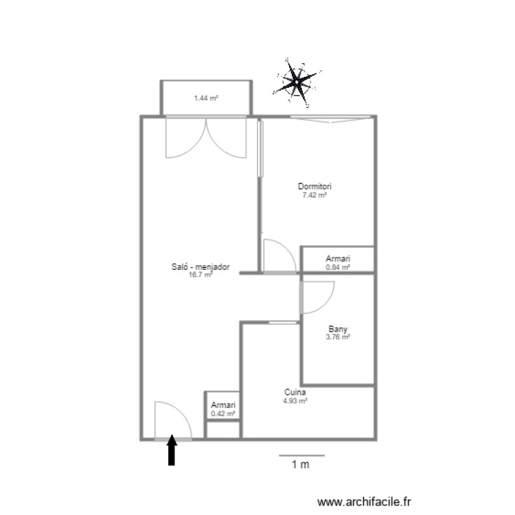 ED CABIROL 3 7 INCLES CANILLO. Plan de 0 pièce et 0 m2