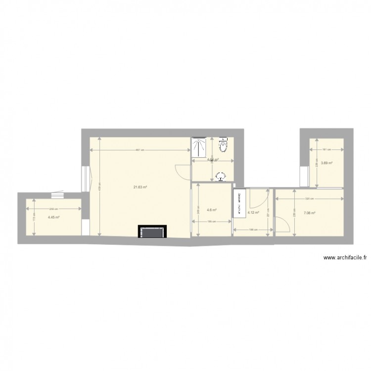 RemiToulon avec cotes. Plan de 0 pièce et 0 m2