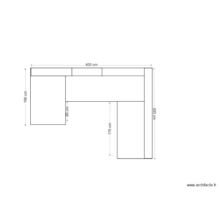 projet infinity bureau . Plan de 0 pièce et 0 m2